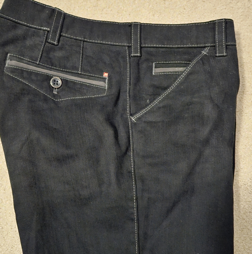 Modern Black Meyer Chinos for Men